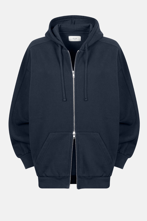 Ooper Hoodie With Zip | Navy