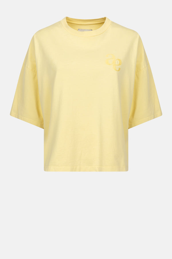 Eloise-A Boxy T-Shirt | Yellow