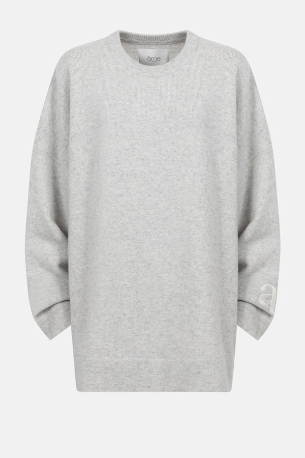 Pull Oslo Tricoté | Gris Clair