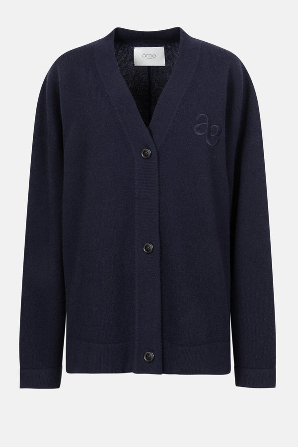 Cardigan en maille Olympia | Bleu Marine