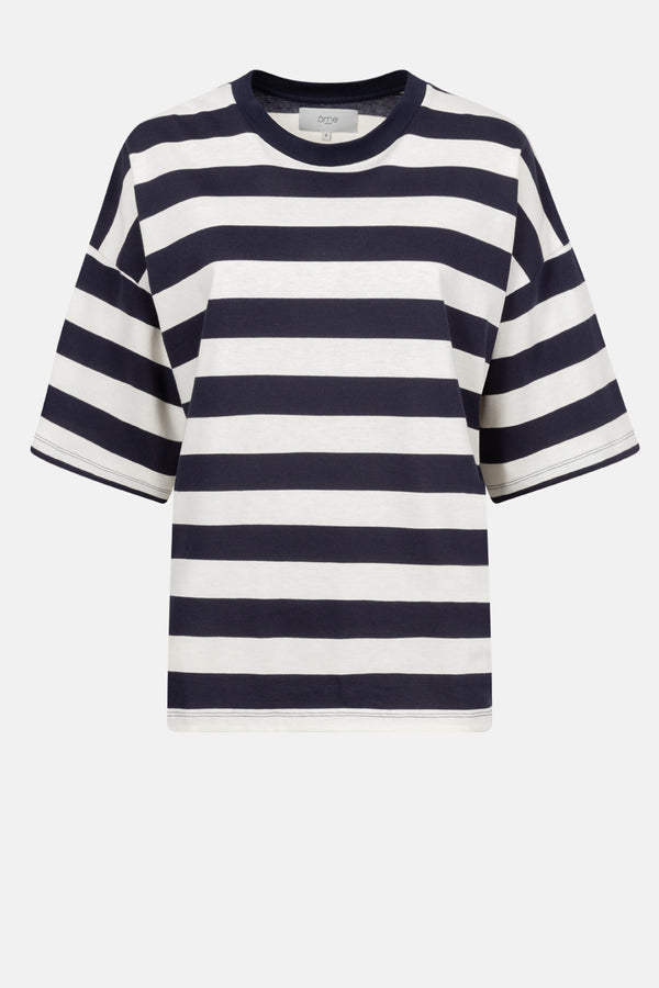 Ofyr T-Shirt | Navy & White