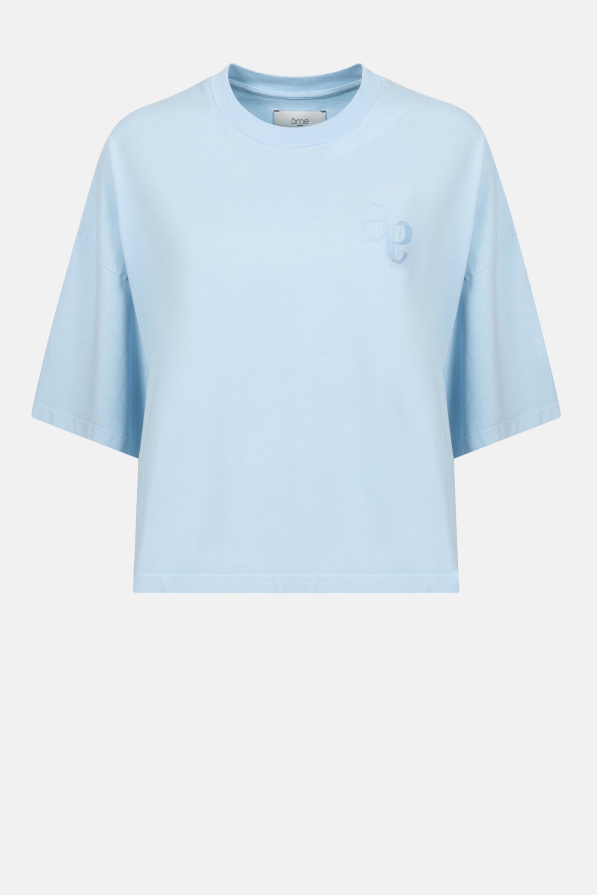 Eloise-A Boxy T-Shirt | Vintage Light Blue