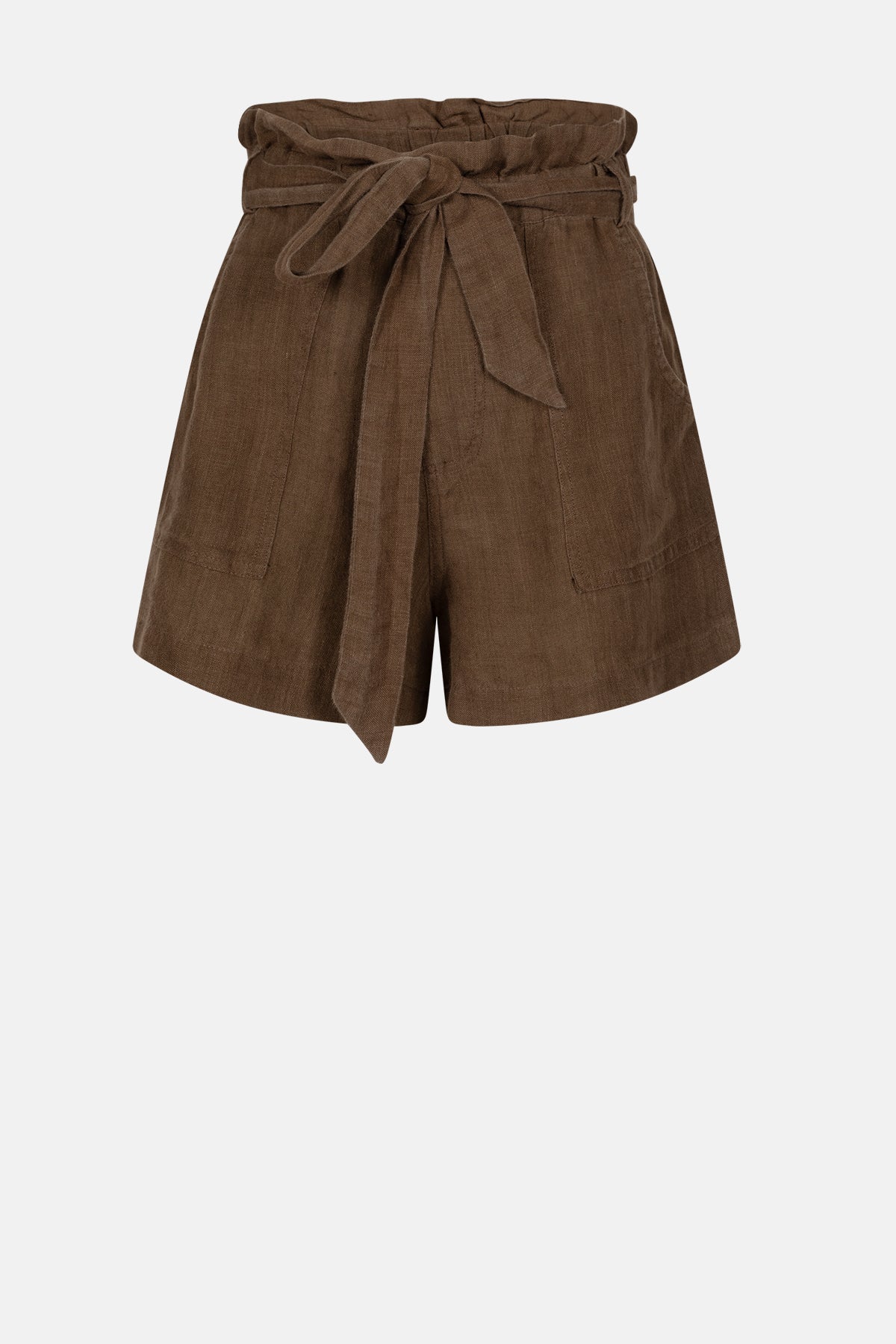 Shorts Lilla en lin | Marron