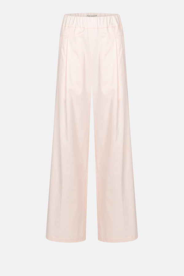 Pantalon Large Nice | Rose Clair