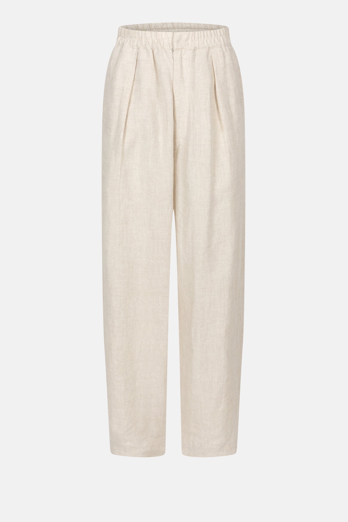 Miles Linnen Pants | Beige
