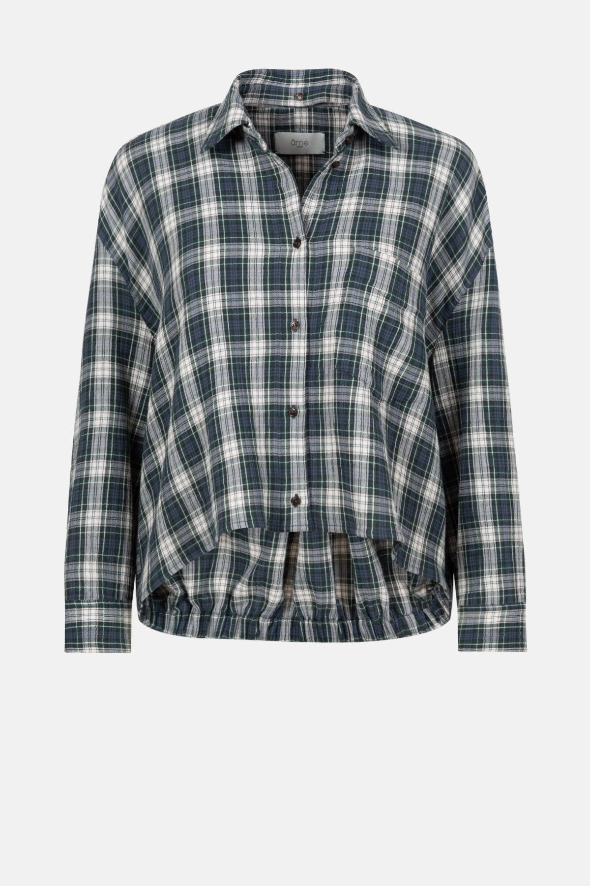 Oops Shirt | Blue & Green Checks