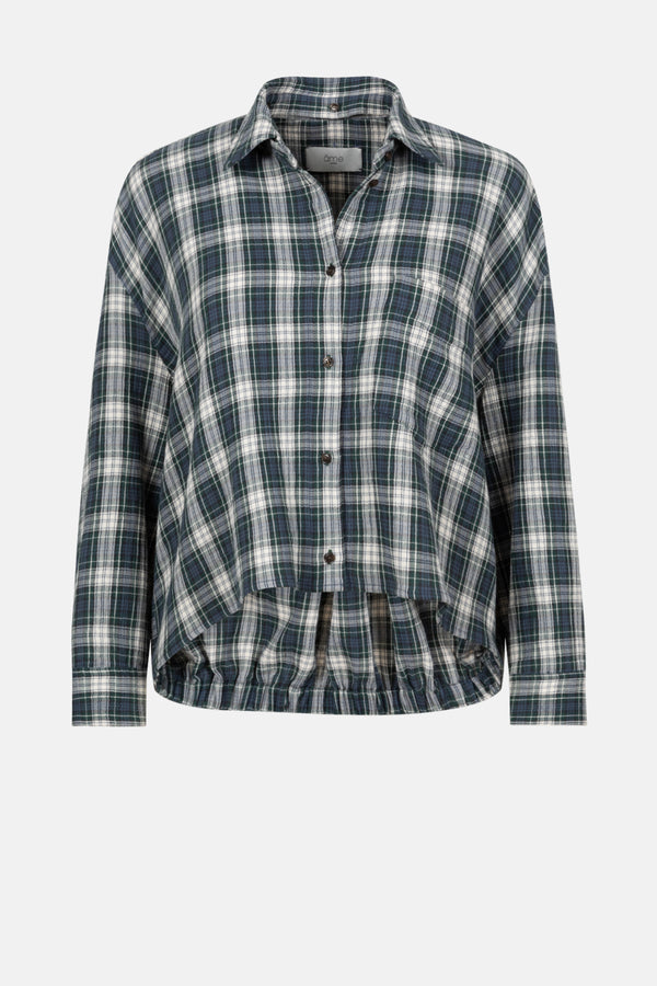 Oops Shirt | Blue & Green Checks