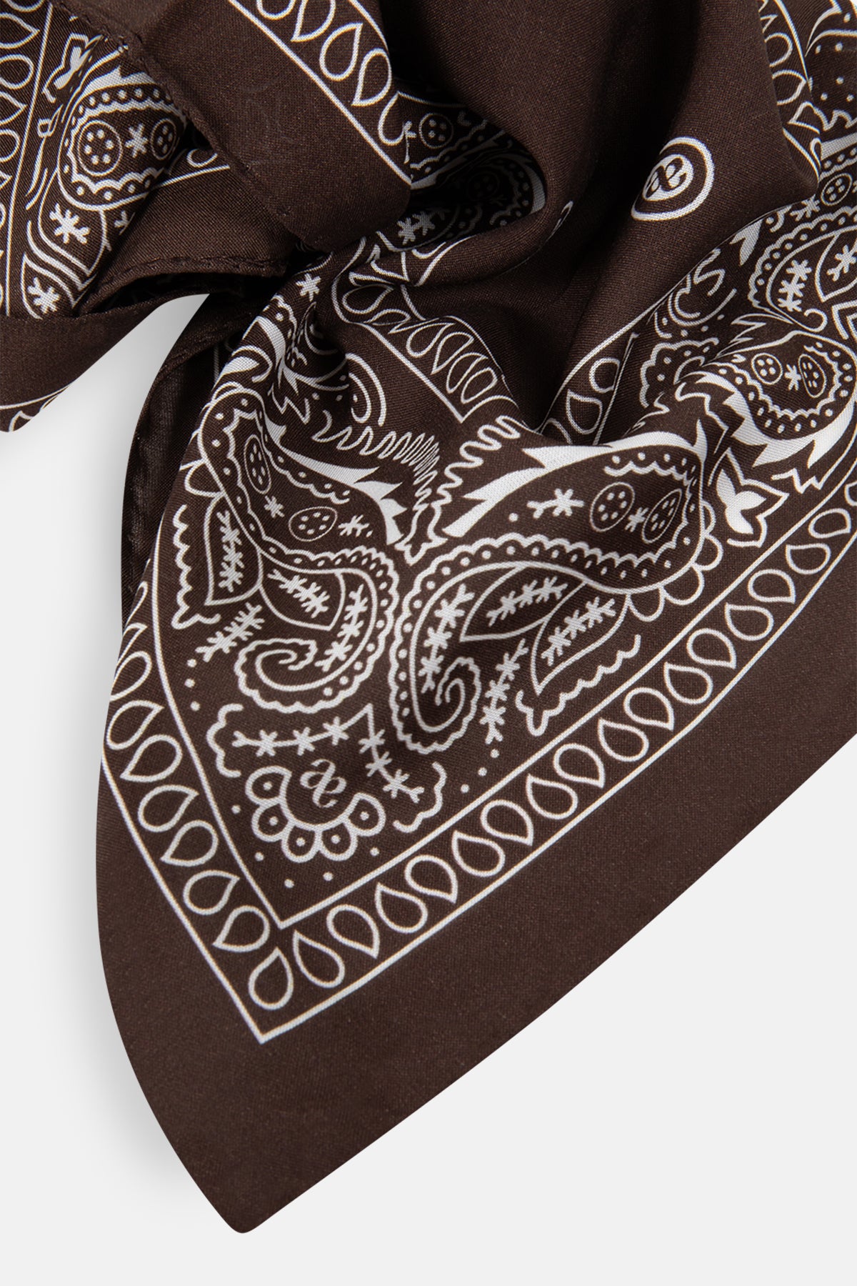 Litsa Bandana | Chocolate Brown