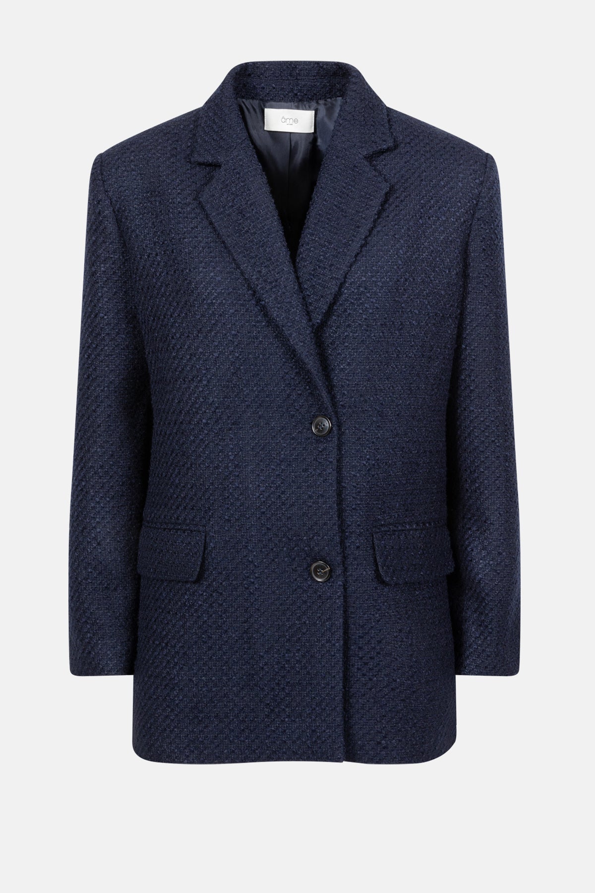 Monique Tweed Blazer | Dark blue