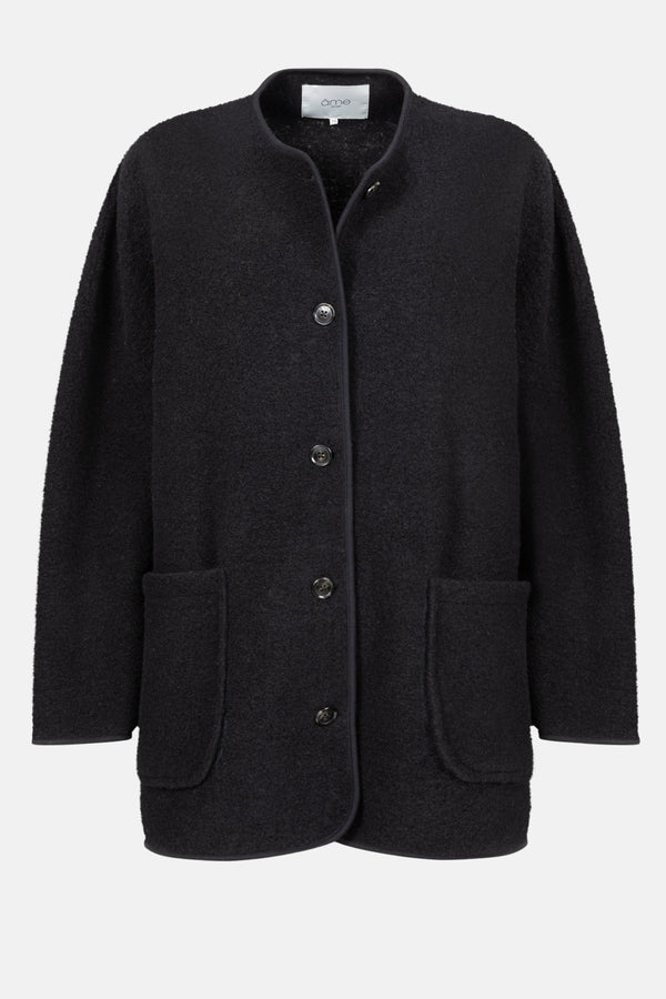 Hannah Wooly Jacket | Black