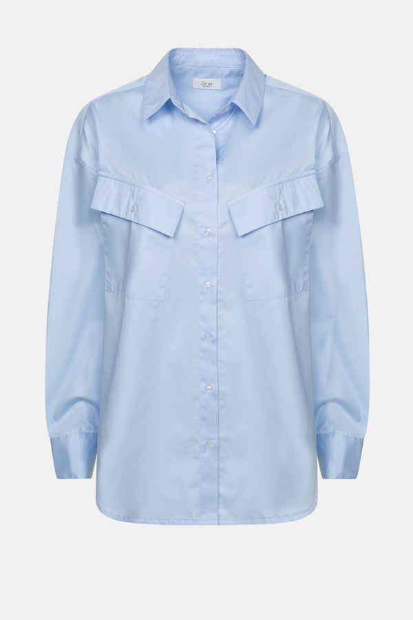 Chemise oversize Marin | Bleu clair