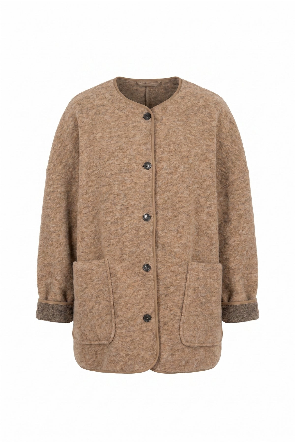 Hannah Wooly Jacket | Camel