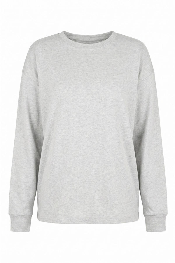 Orbit Long sleeve T-Shirt | Marled Grey