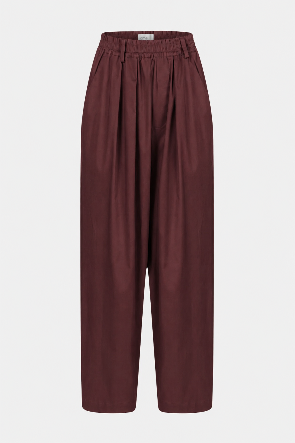 Kick Pleated Pants | Bordeaux