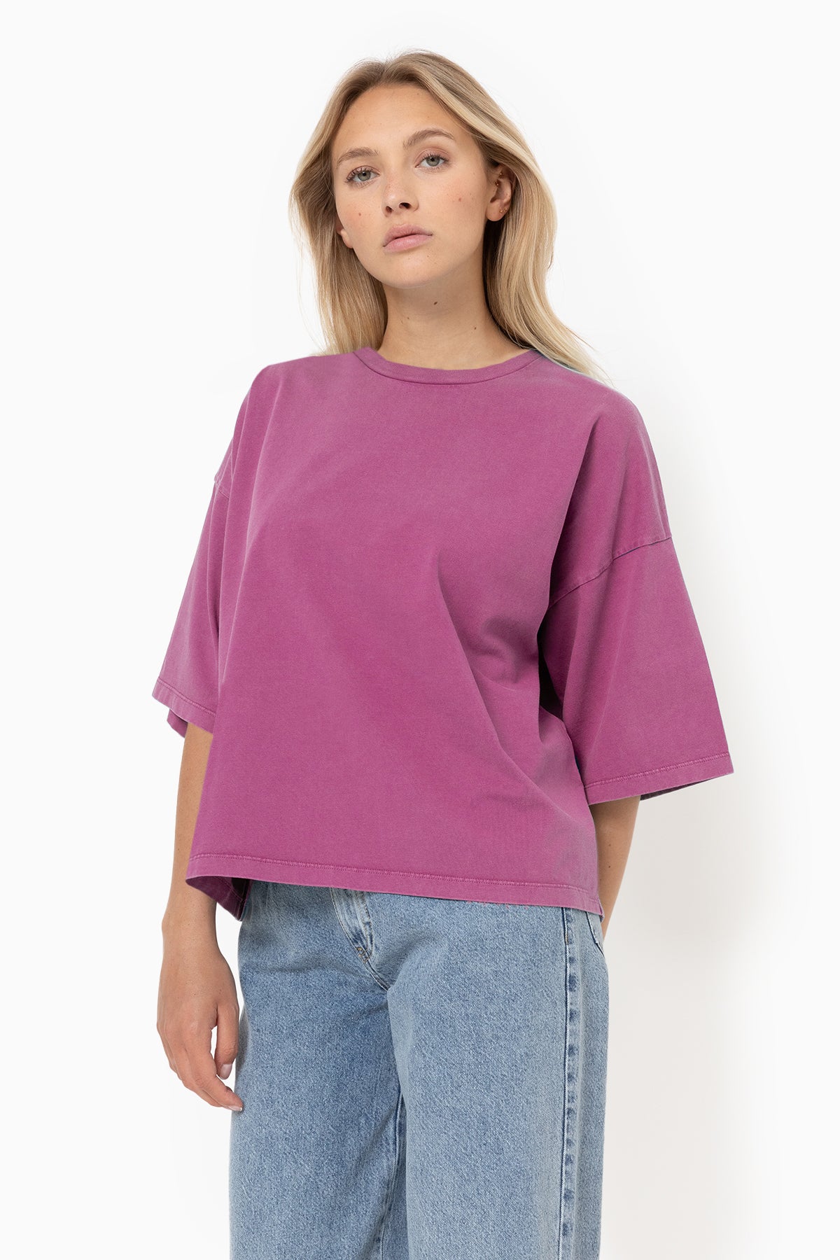 Eloise Boxy T-Shirt | Orchid Purple