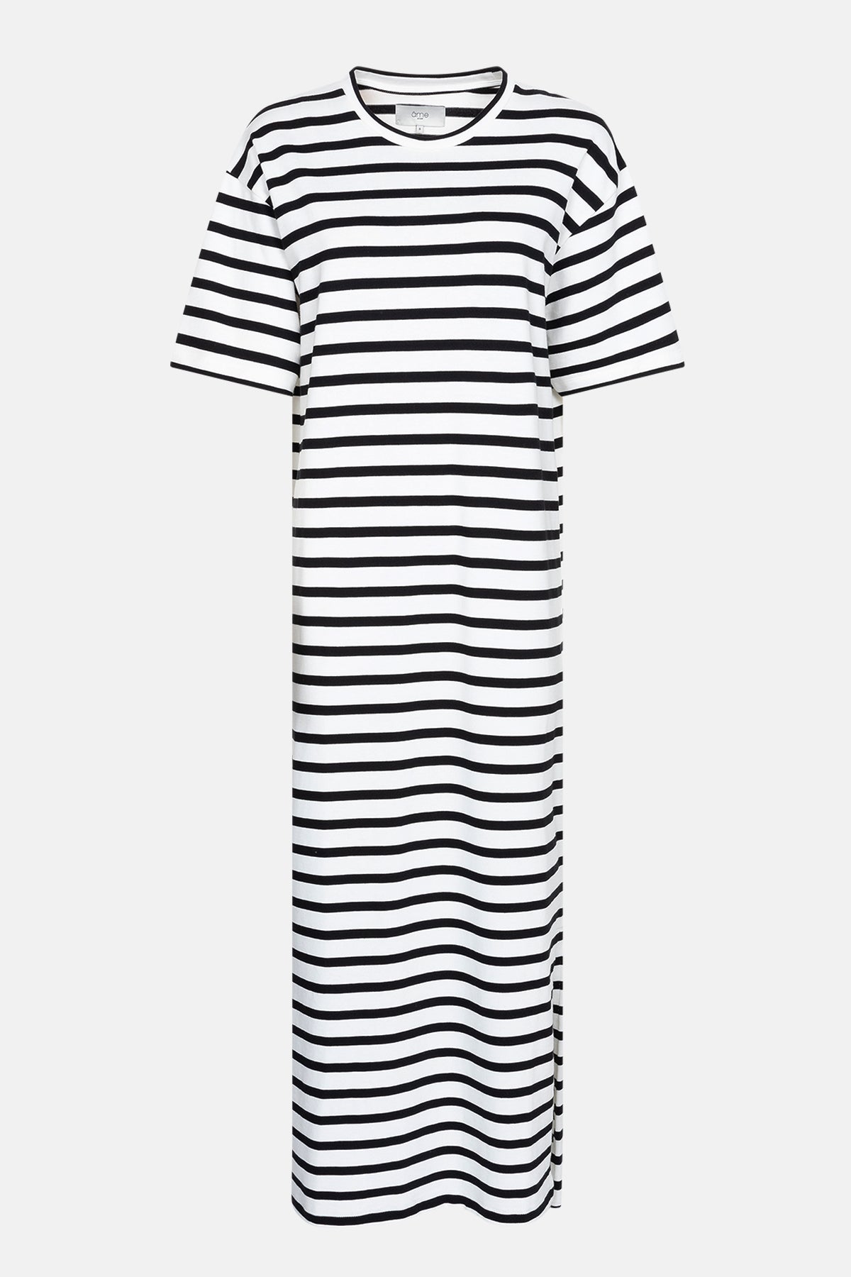 Eva Dress | Black & White Stripes