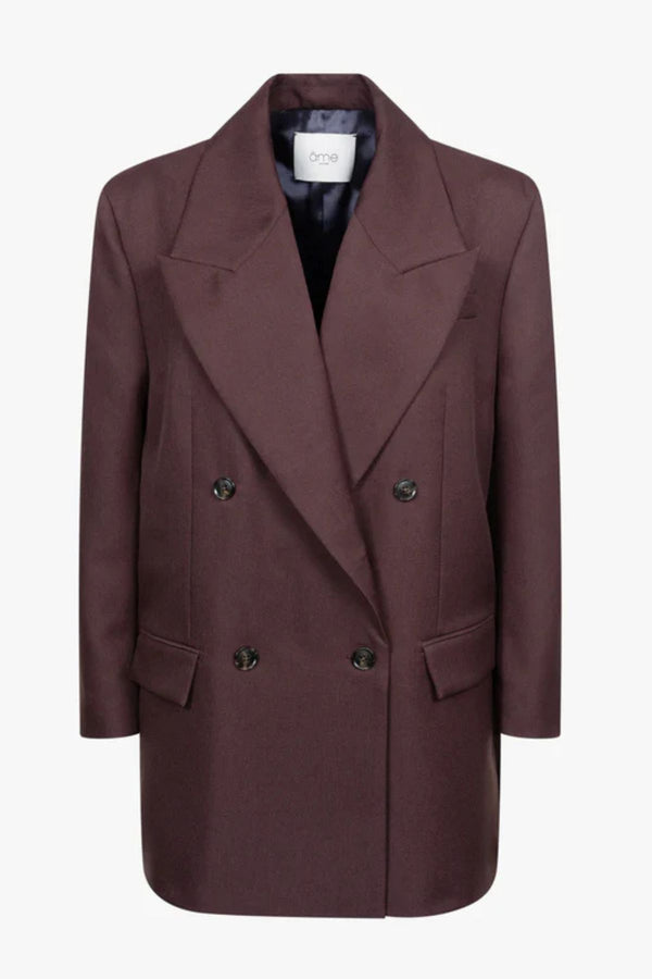 Natan Wooly Blazer | Chocolate Brown