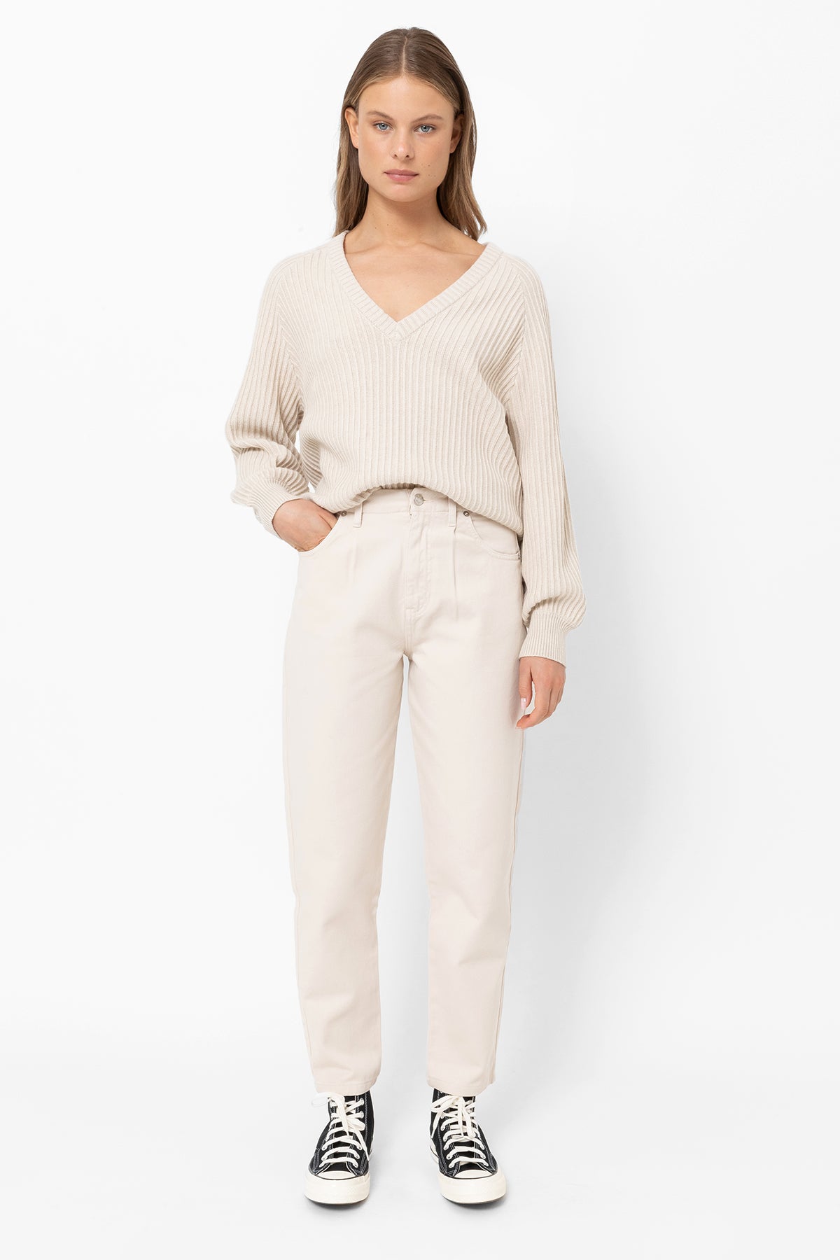 Jean Edgar | Denim blanc cassé
