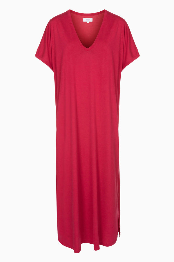 Folie Kaftan Dress | Bright Pink