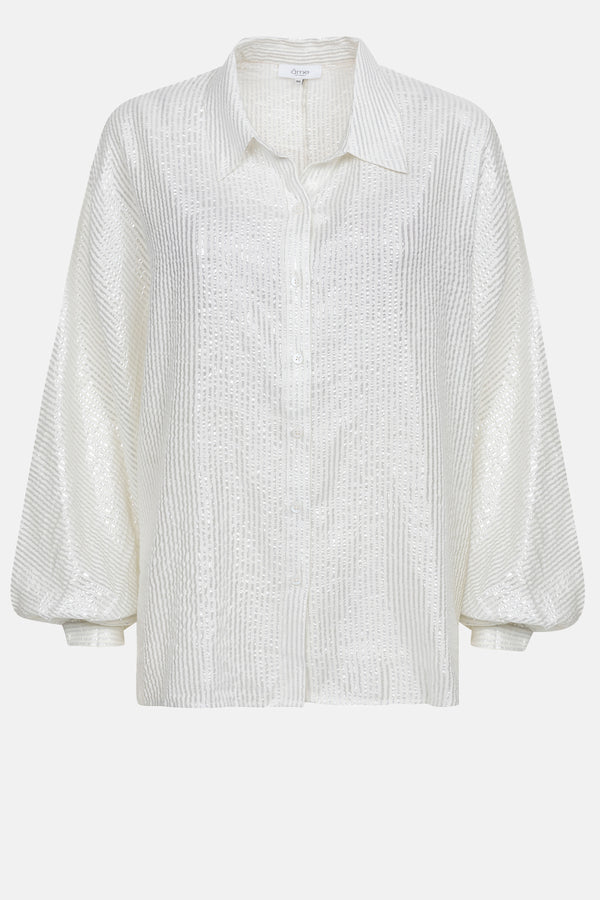 Chemise Gala Oversize | Argent