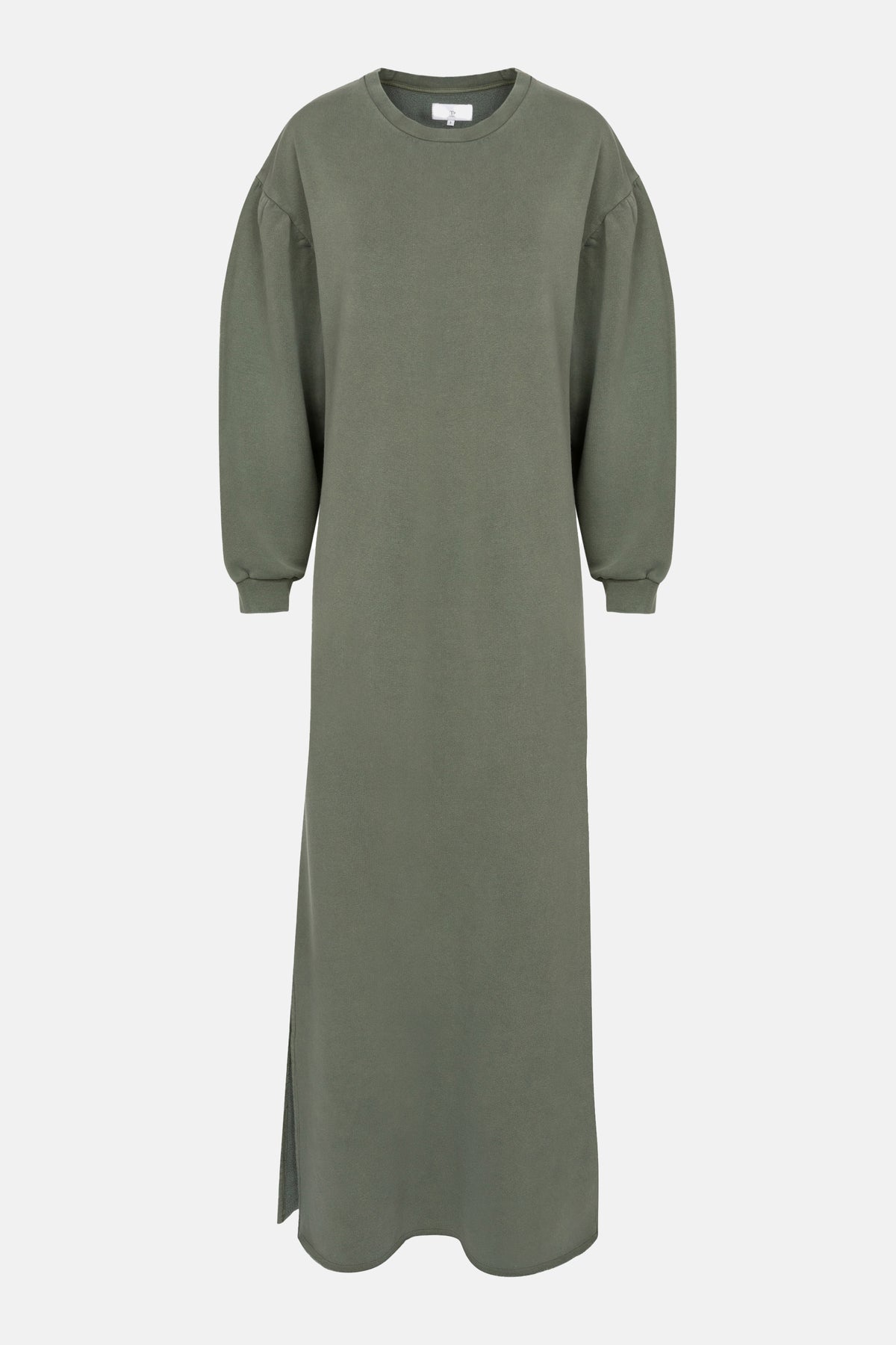 Galvani Sweatshirt Dress | Avocado Green