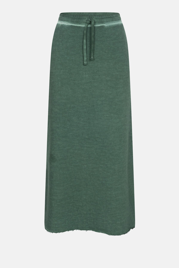  Gauge Jersey Skirt |  Vert foncé délavé