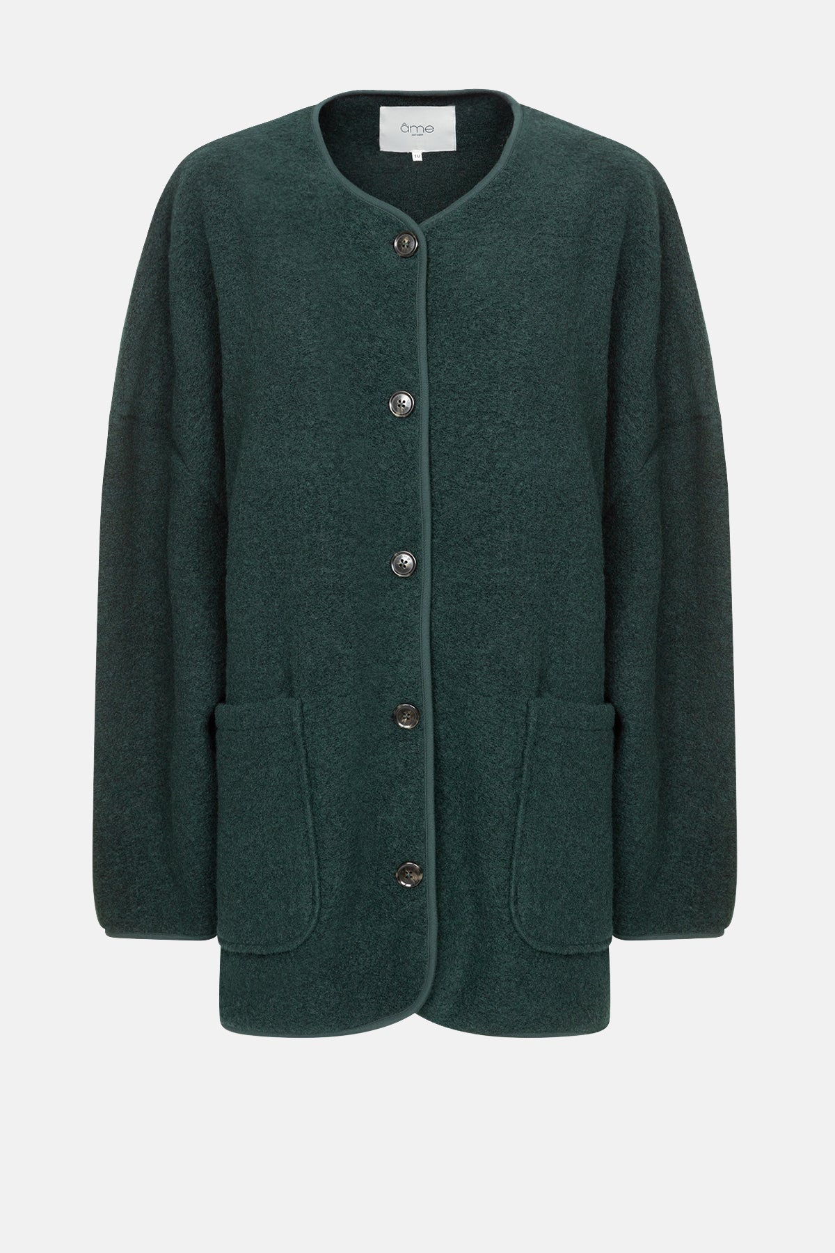 Hannah Veste Laineuse | Vert Foncé
