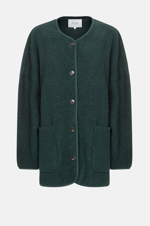 Hannah Veste Laineuse | Vert Foncé