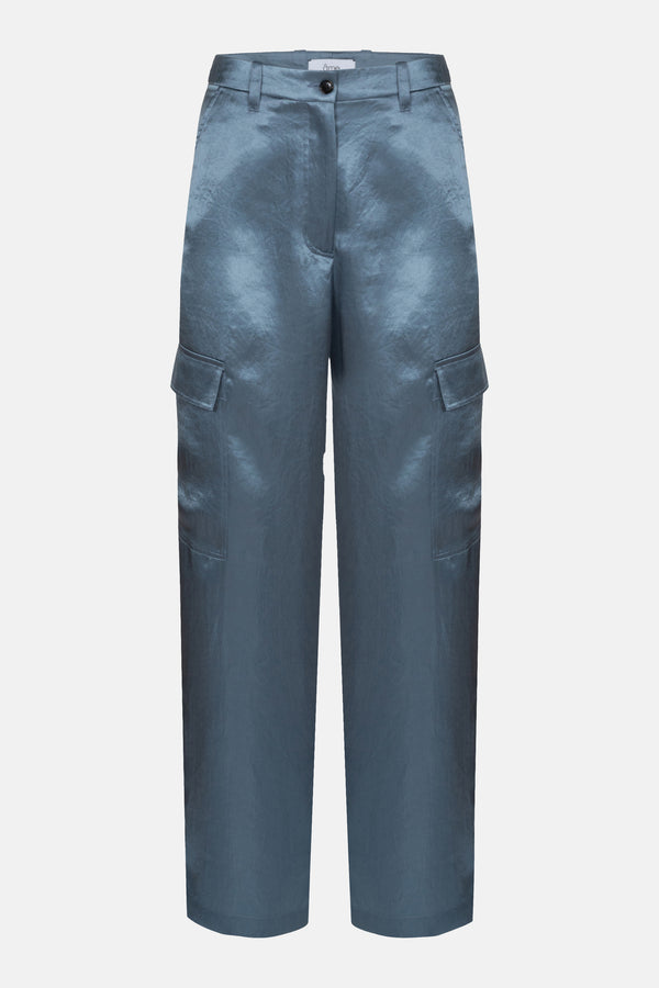 Ian Cargo Pants | Mid-Blue