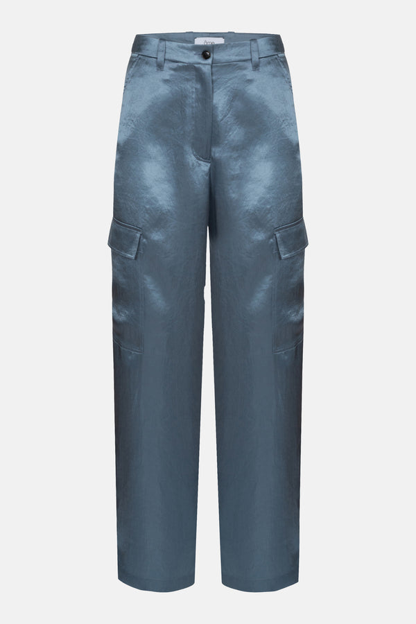  Pantalons cargo Ian | Mid-Blue