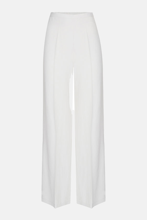 Pantalon large Indiana | Blanc cassé