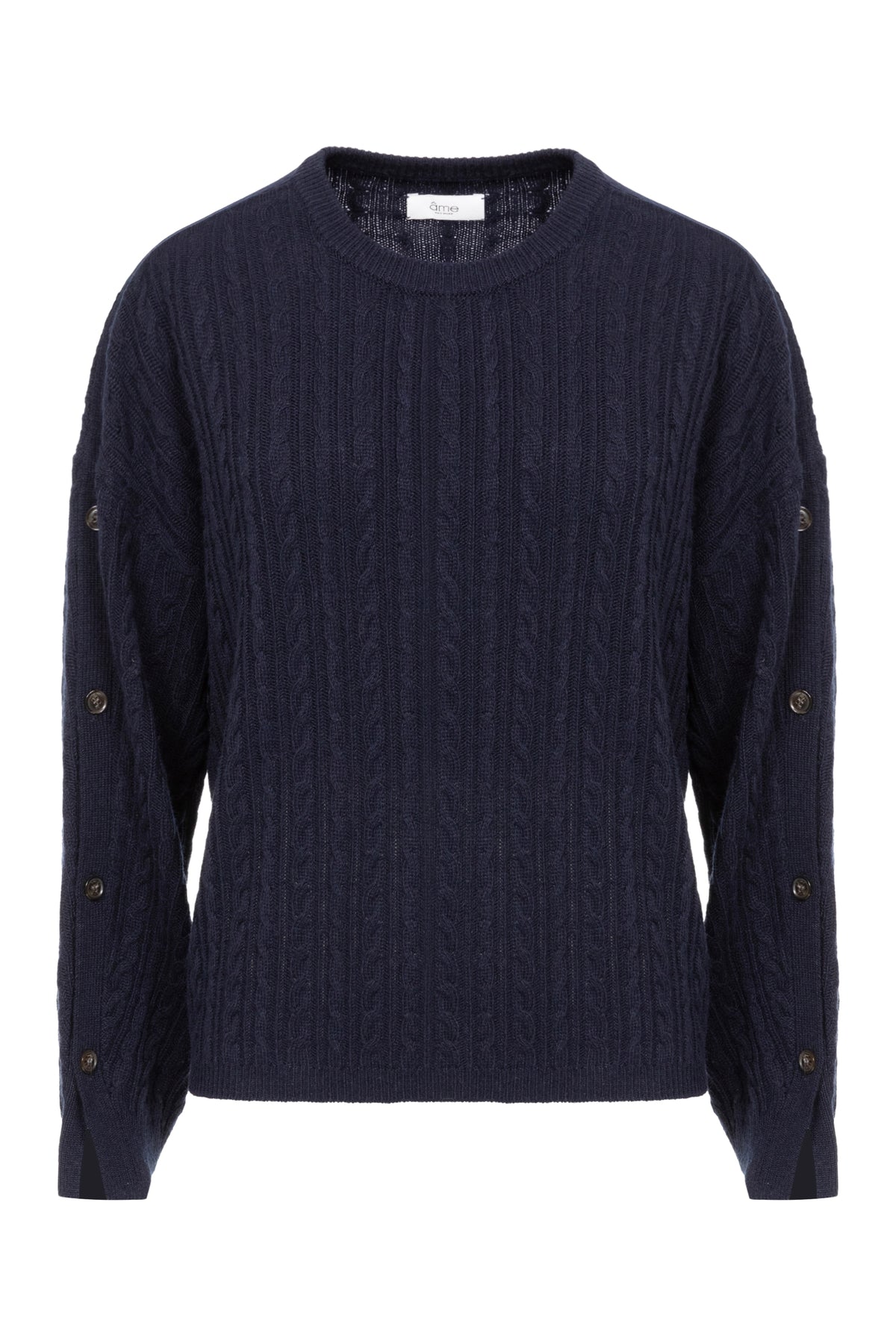 Invest Cable Knit Sweater | Night Sky Blue