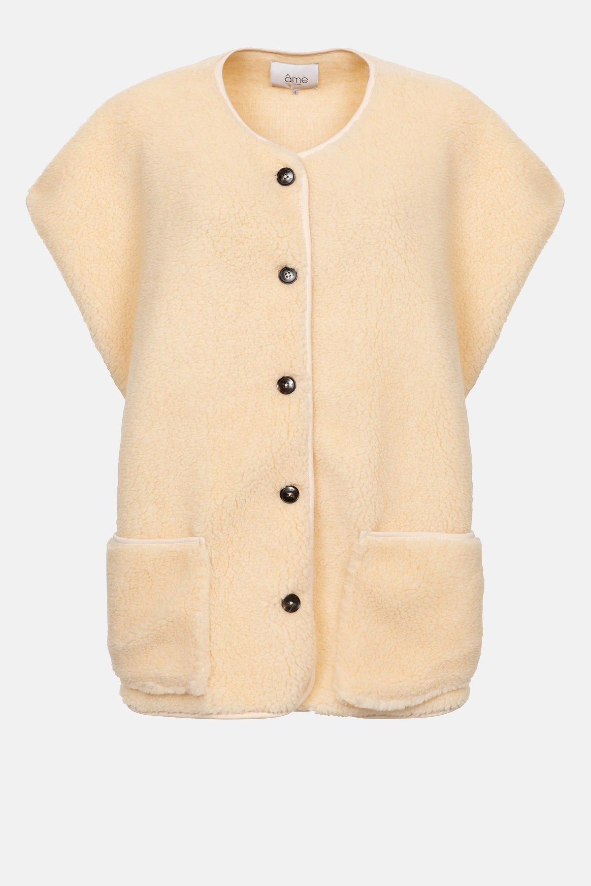 Ines Teddy Oversized Jacket | Off White