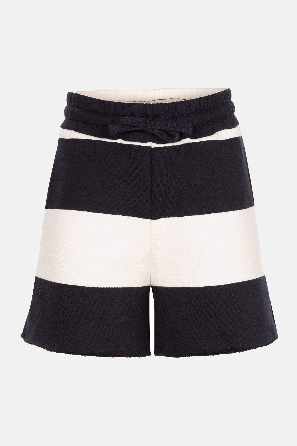 Jacob Sweat Shorts | Rayures bleues et blanches
