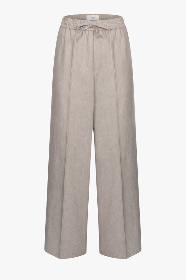 Jules Wide Pants | Taupe