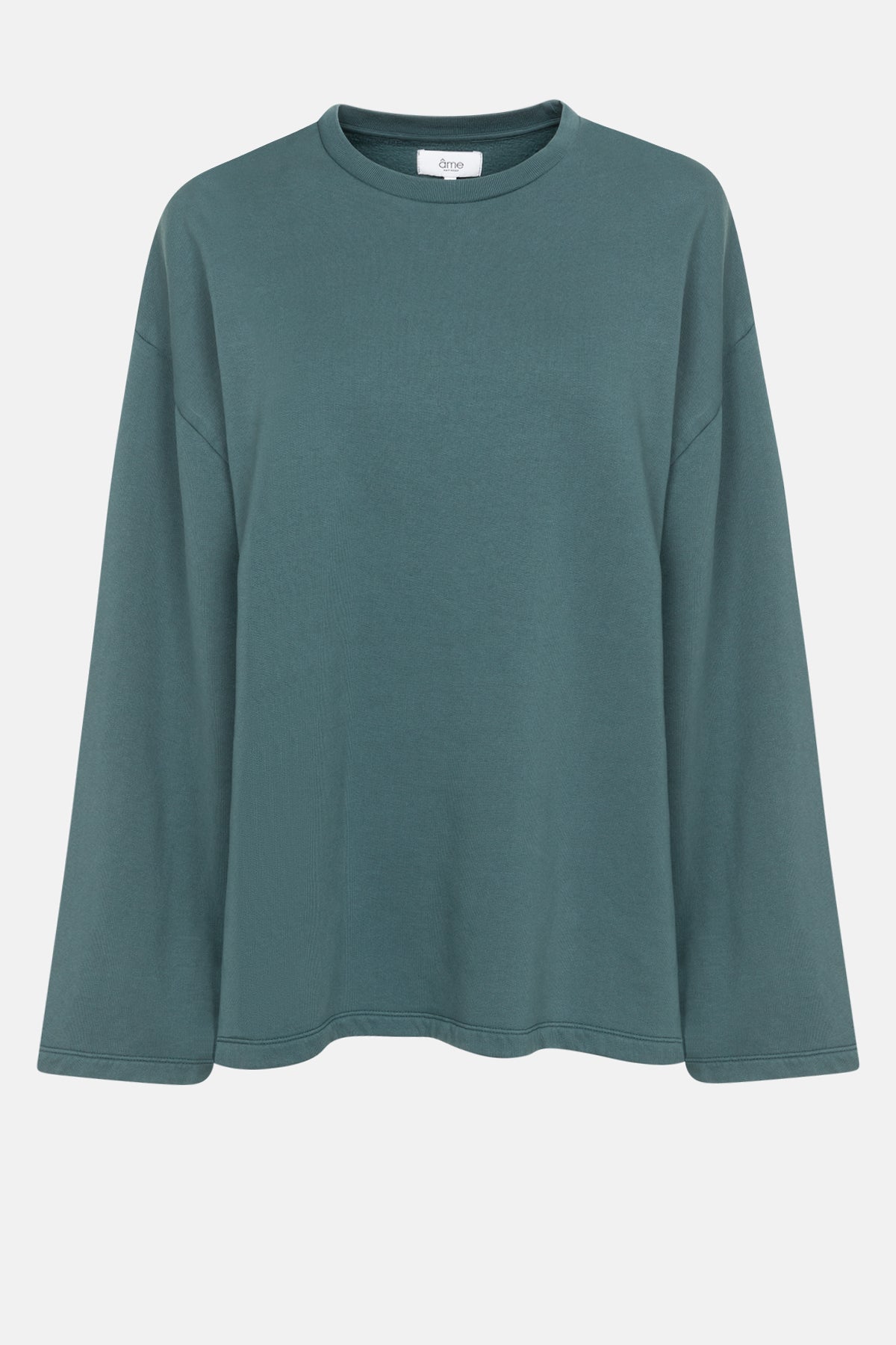 Jason Oversized Sweatshirt w/ Side Slits | Forest Blue