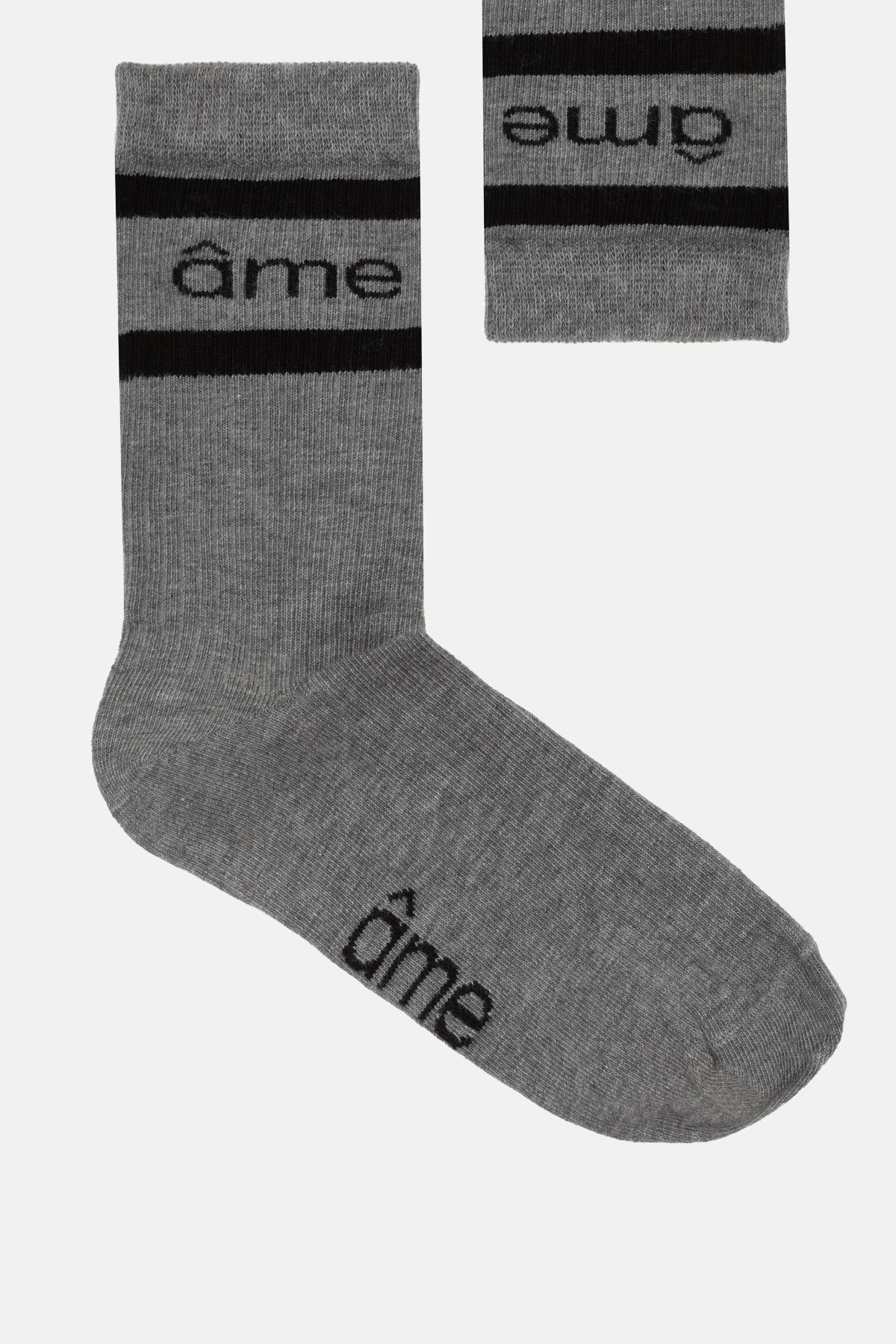 Kanye Socks | Marled Grey