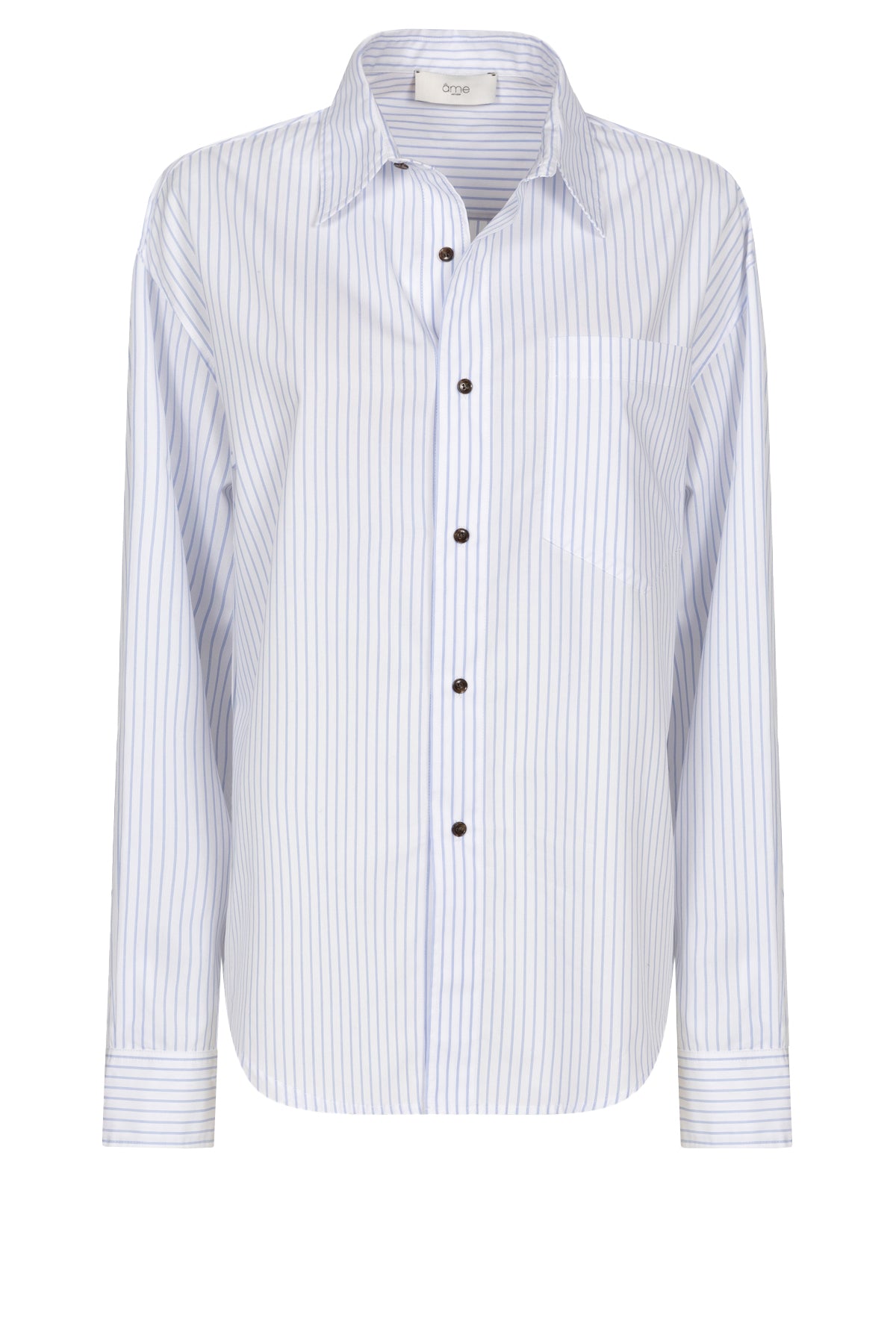 Chemise Karakter | Rayons Blanche et bleu claire