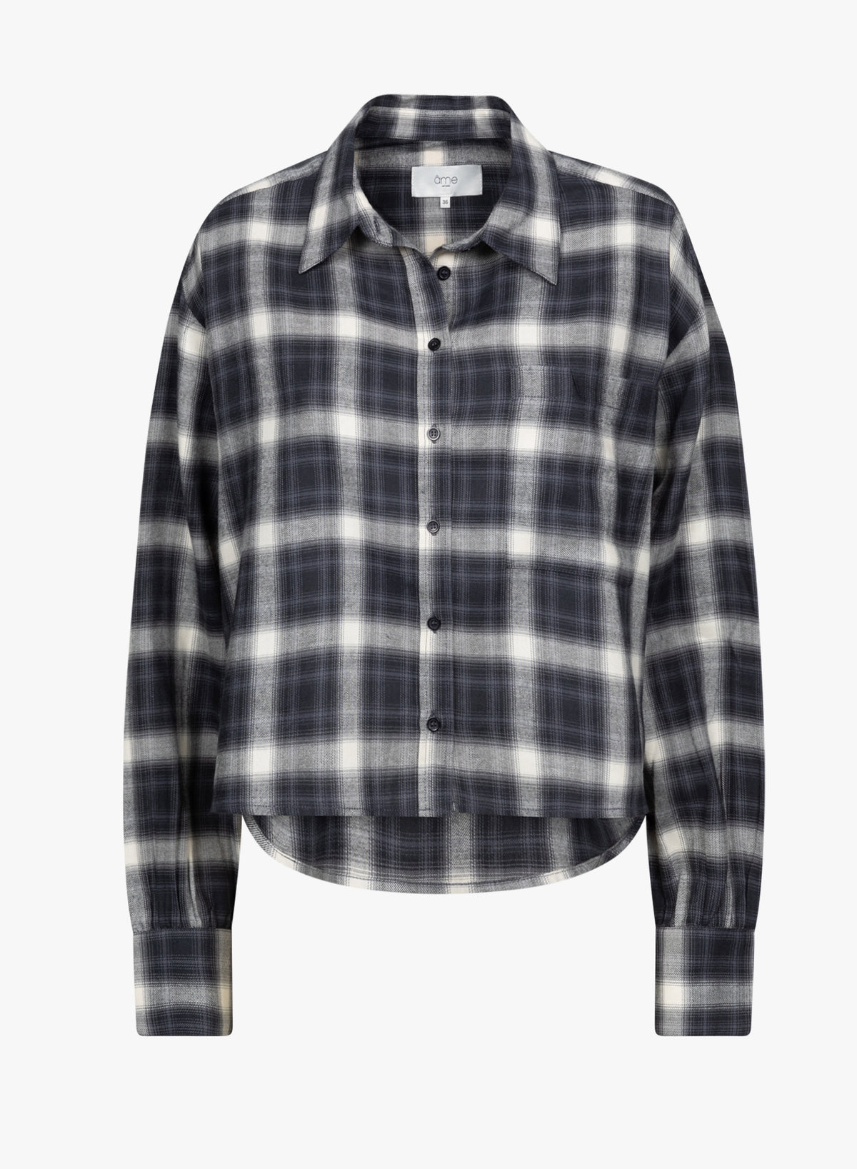 Karlotta Chemise en Flanelle | Noir & Blanc
