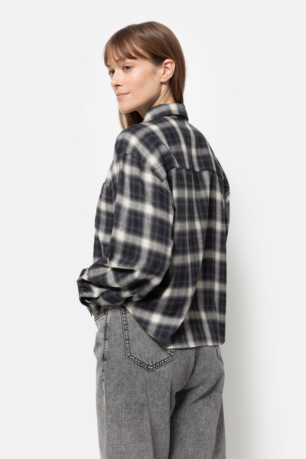 Karlotta Chemise en Flanelle | Noir & Blanc