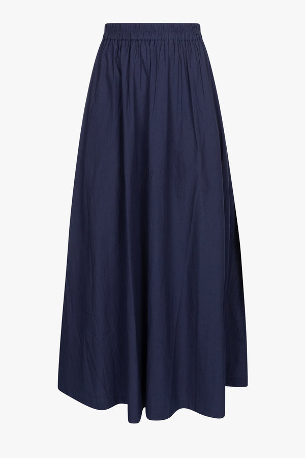 Jupe Longue Kilt | Bleu Marine