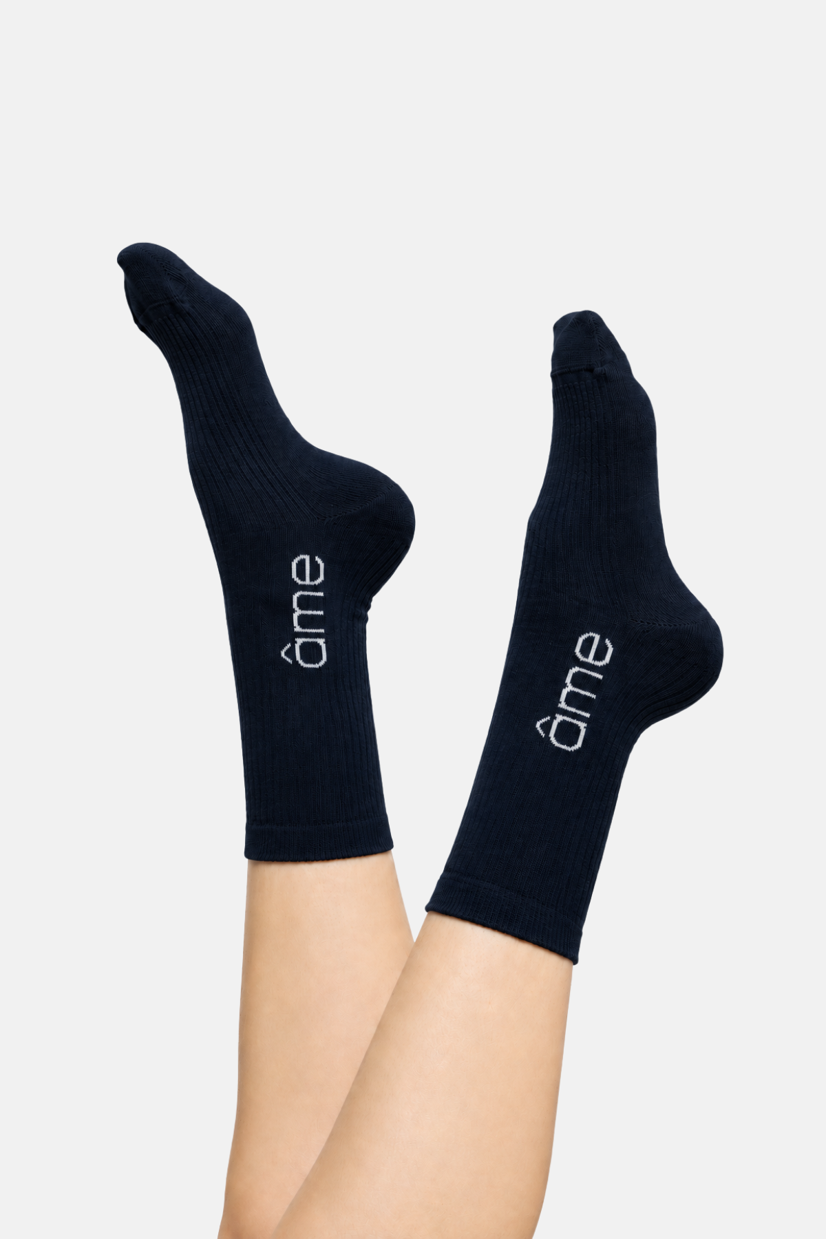 Kourt Socks | Navy & White