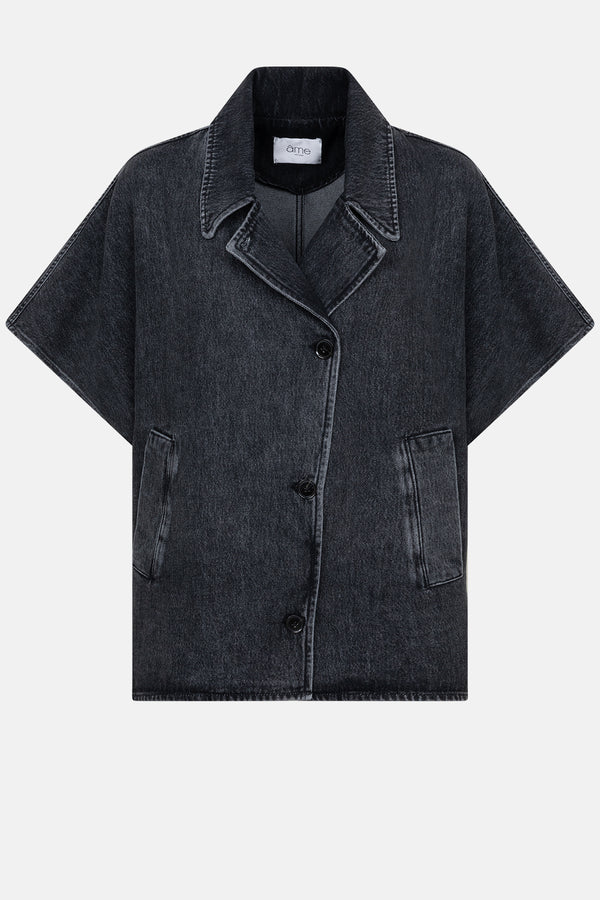 Trench en jean Lauren | Charcoal