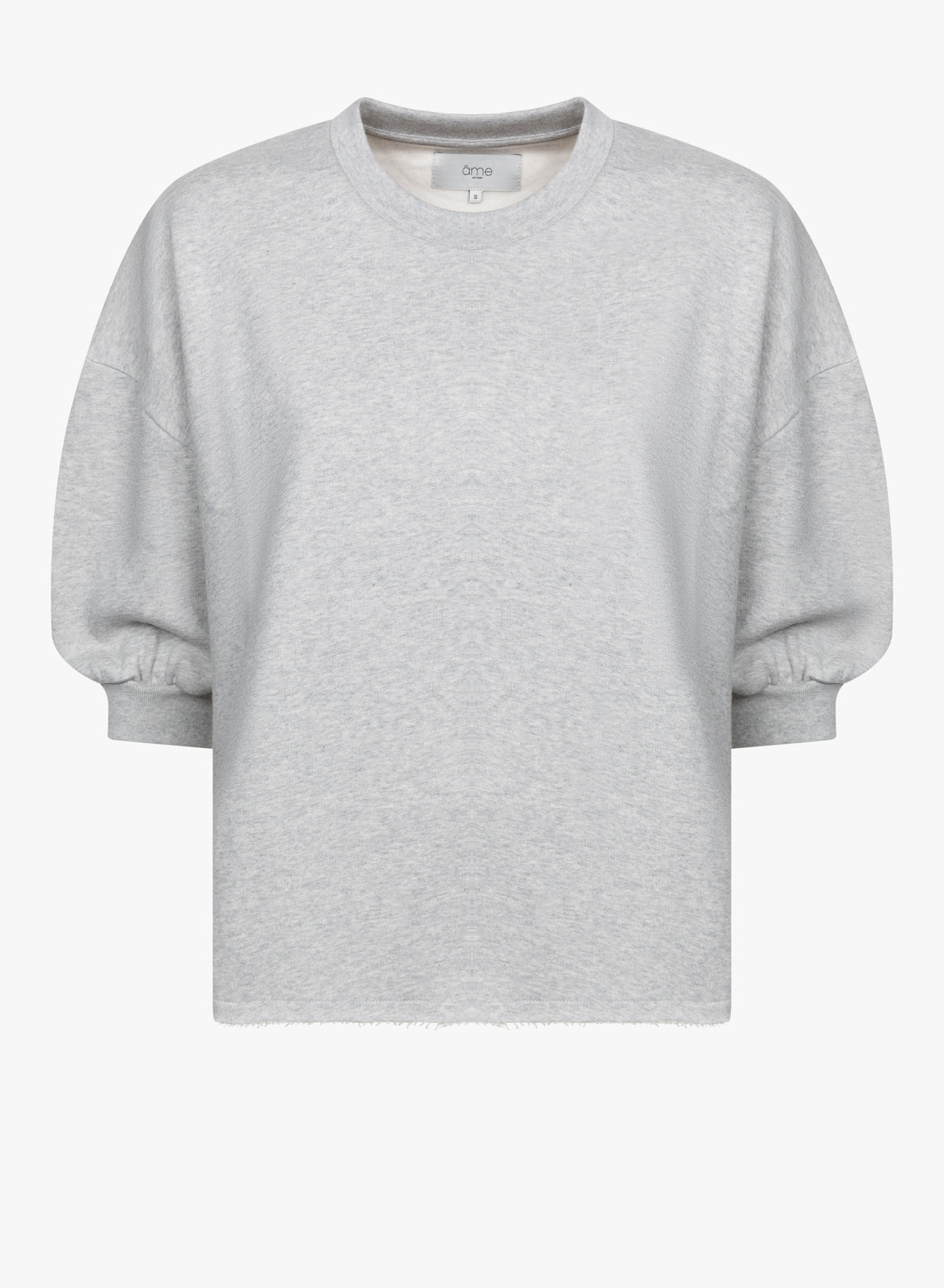 Liv Sweatshirt 3/4 Sleeves | Marled Grey
