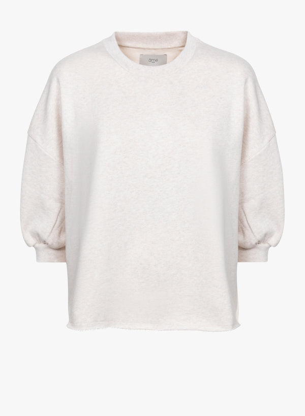 Liv Sweatshirt 3/4 Sleeves | Ivory