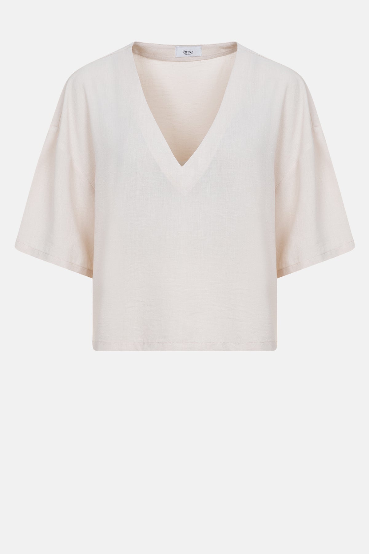 Lol Linen Top | Beige