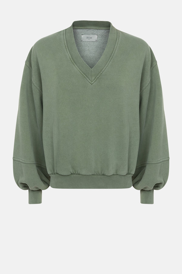 Lucia Sweatshirt | Khaki Vintage