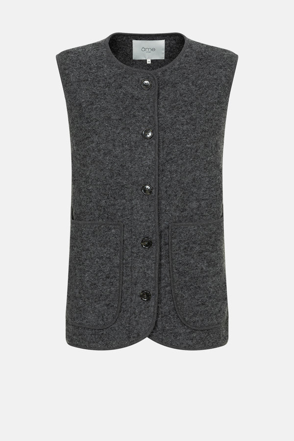 Madison Veste Sans Manches | Gris Foncé