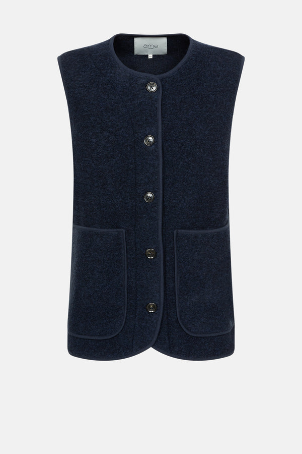 Madison Veste Sans Manches | Bleu Marine