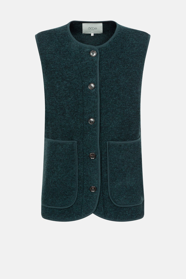 Madison Veste Sans Manches | Vert Foncé